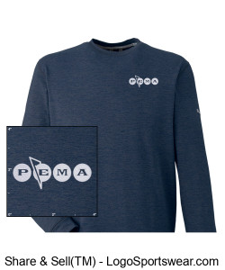 Puma Golf Men's Cloudspun Crew Blue Design Zoom